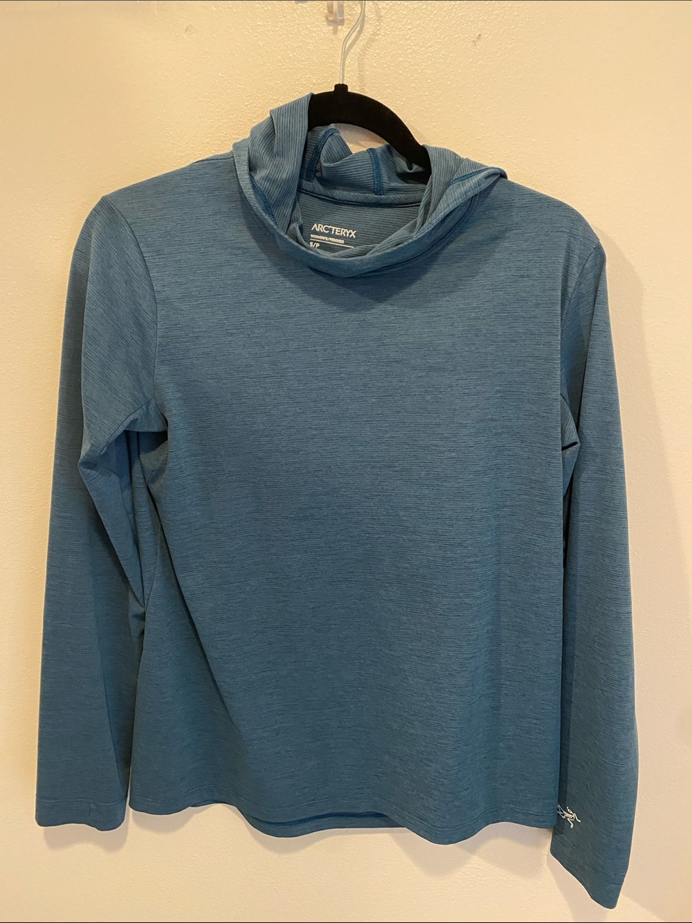 Arc'teryx Women's Teal Hooded Long-Sleeve Pullover